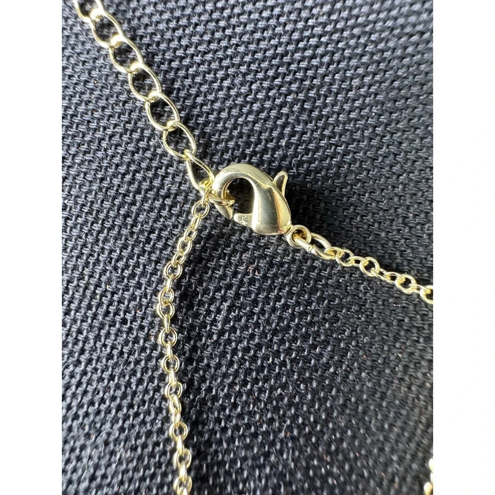 ESPVO Happy 10th Birthday Necklace 14K GoldPlated Heart & Cross Girl Gifts